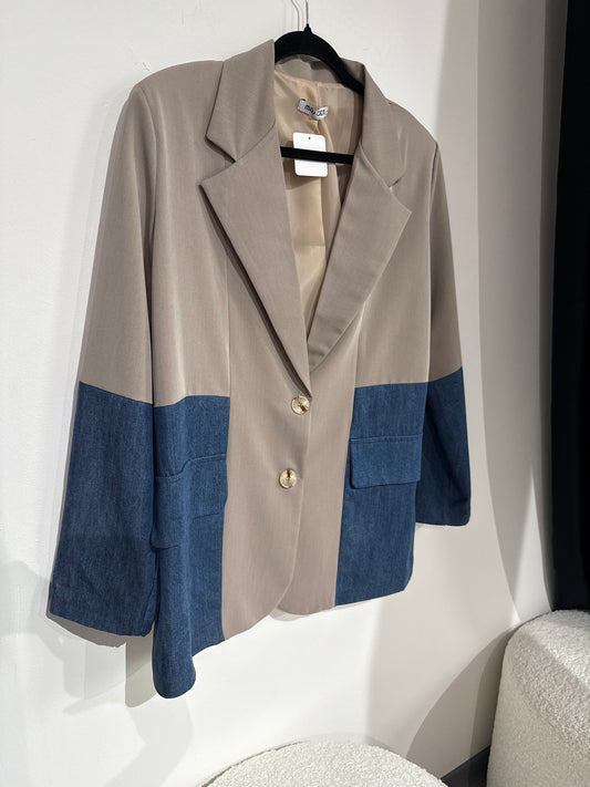Blazer -1664- taupe