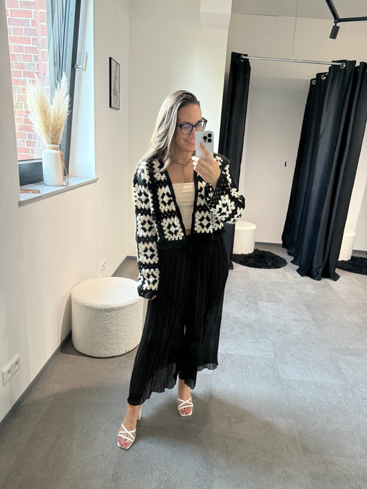 Cardigan -7365- schwarz
