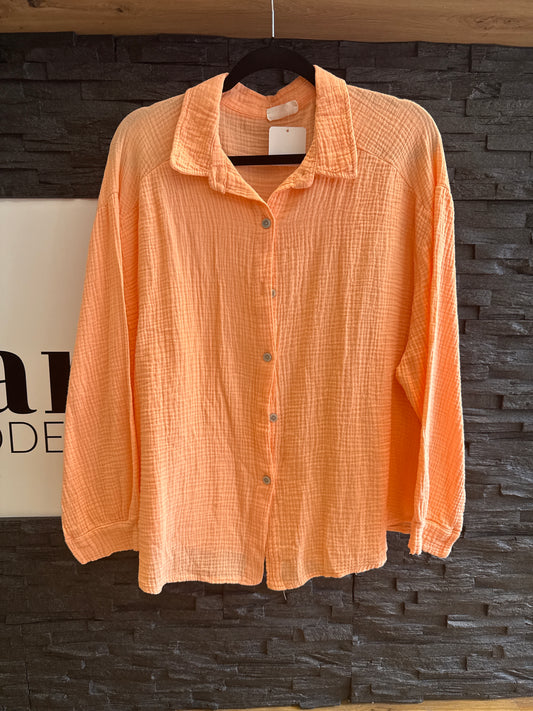 Musselinbluse aprico -263- - Sarahs Modeboutique