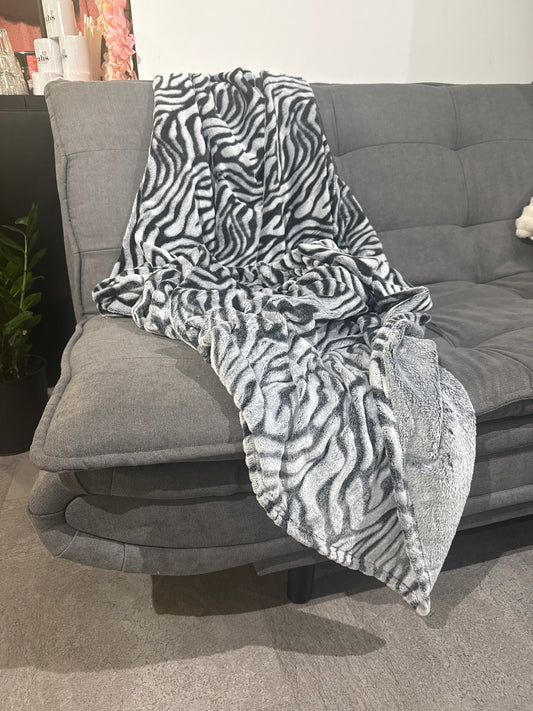 Kuscheldecke Zebra