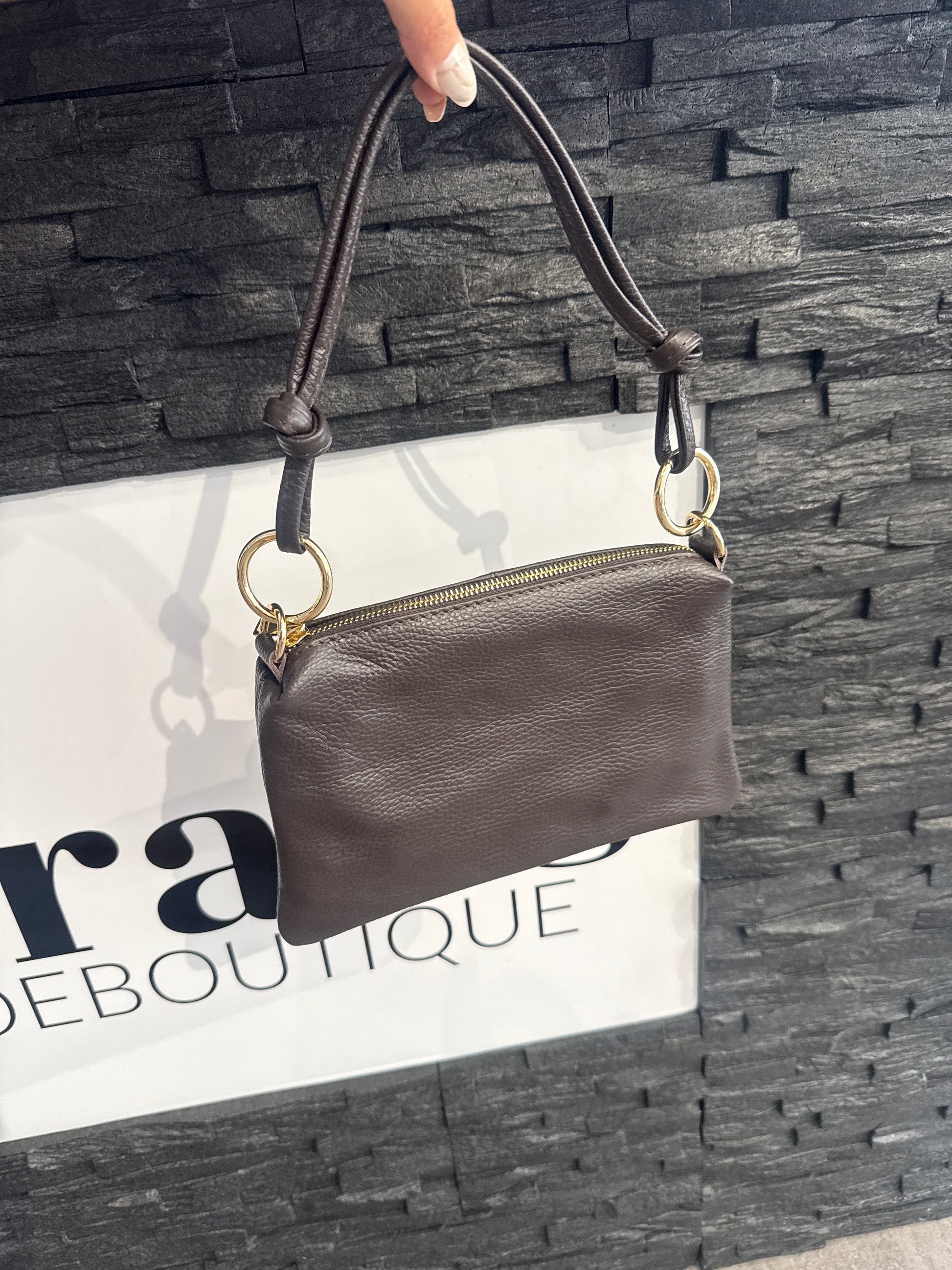 Tasche -7888- dunkelbraun - Sarahs Modeboutique