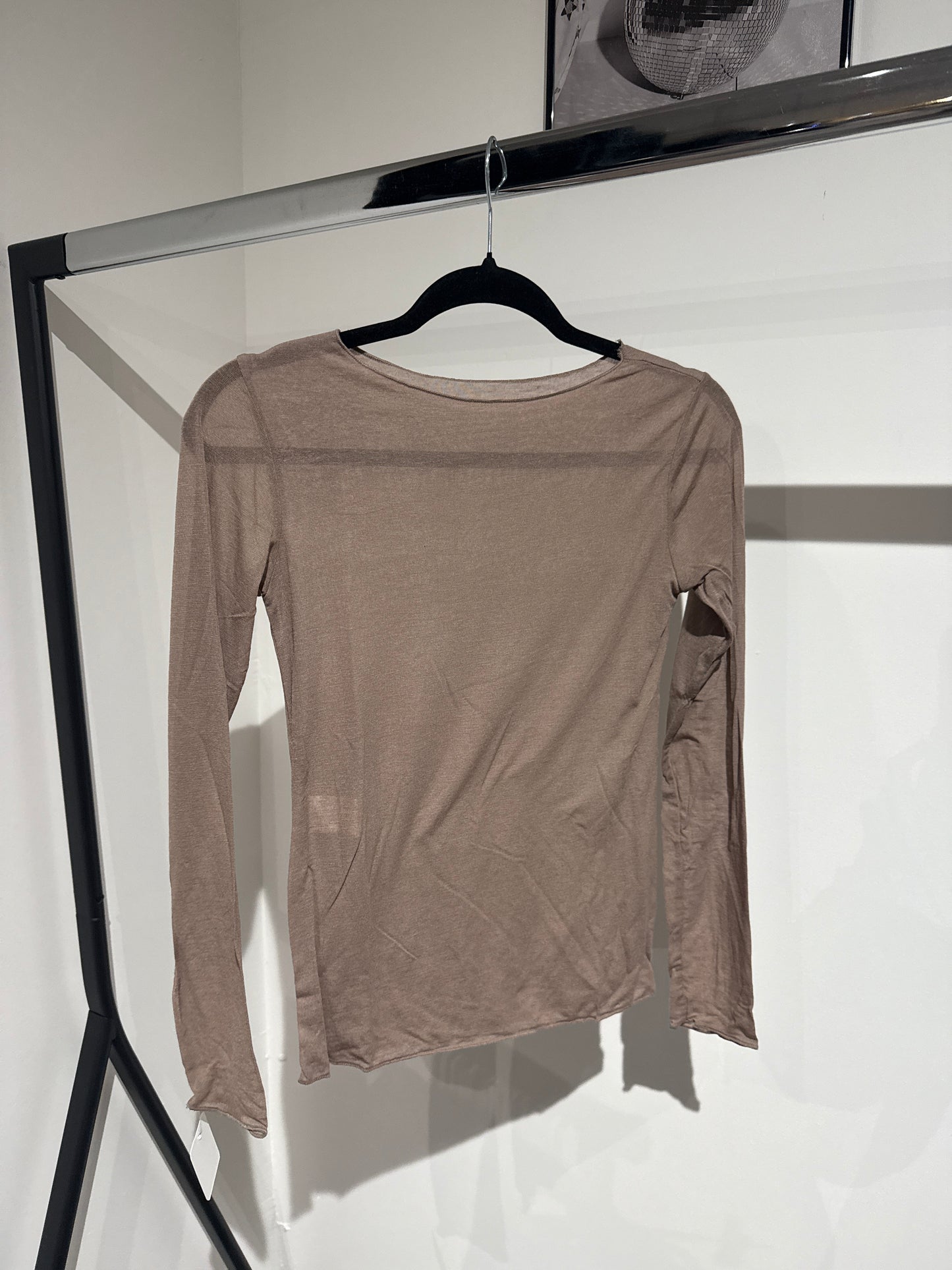 Basicshirt -1780- taupe