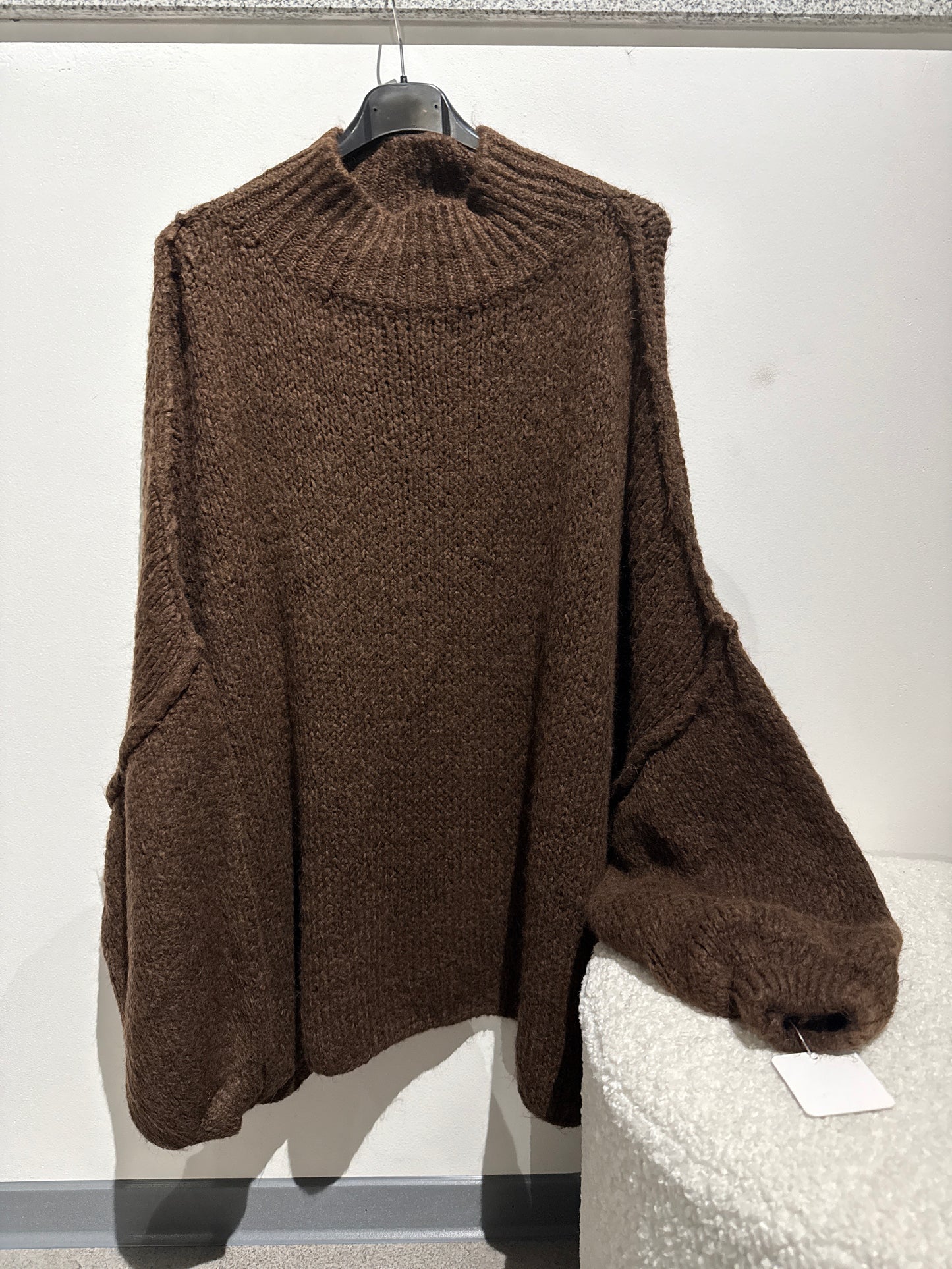 Overzise Pulli -3461- Braun
