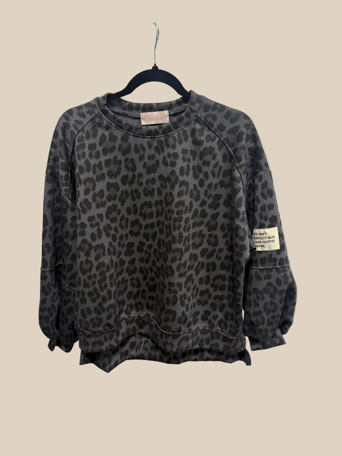 LEO PULLOVER -4557- GRAU
