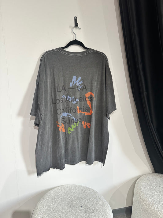 Overzise T-Shirt -4456- grau