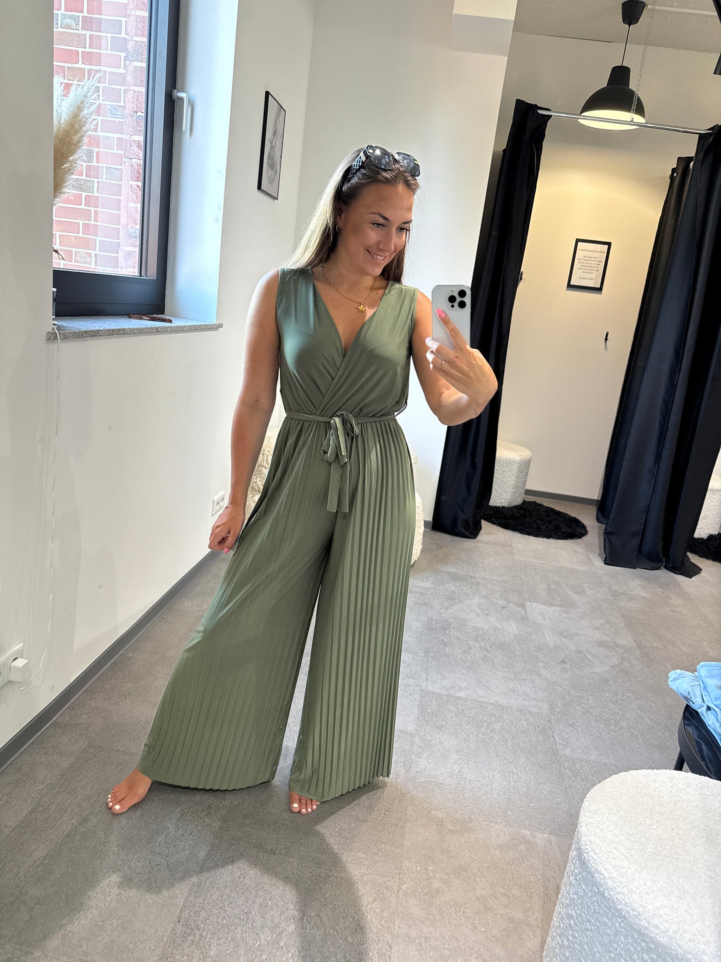 JUMPSUIT BASIC -2229- KHAKI