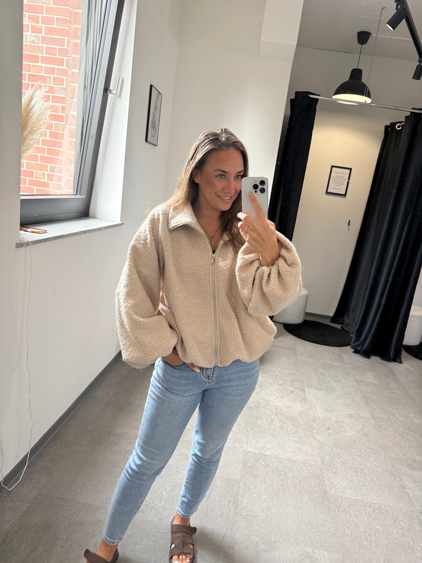 TEDDYJACKE -4777- BEIGE