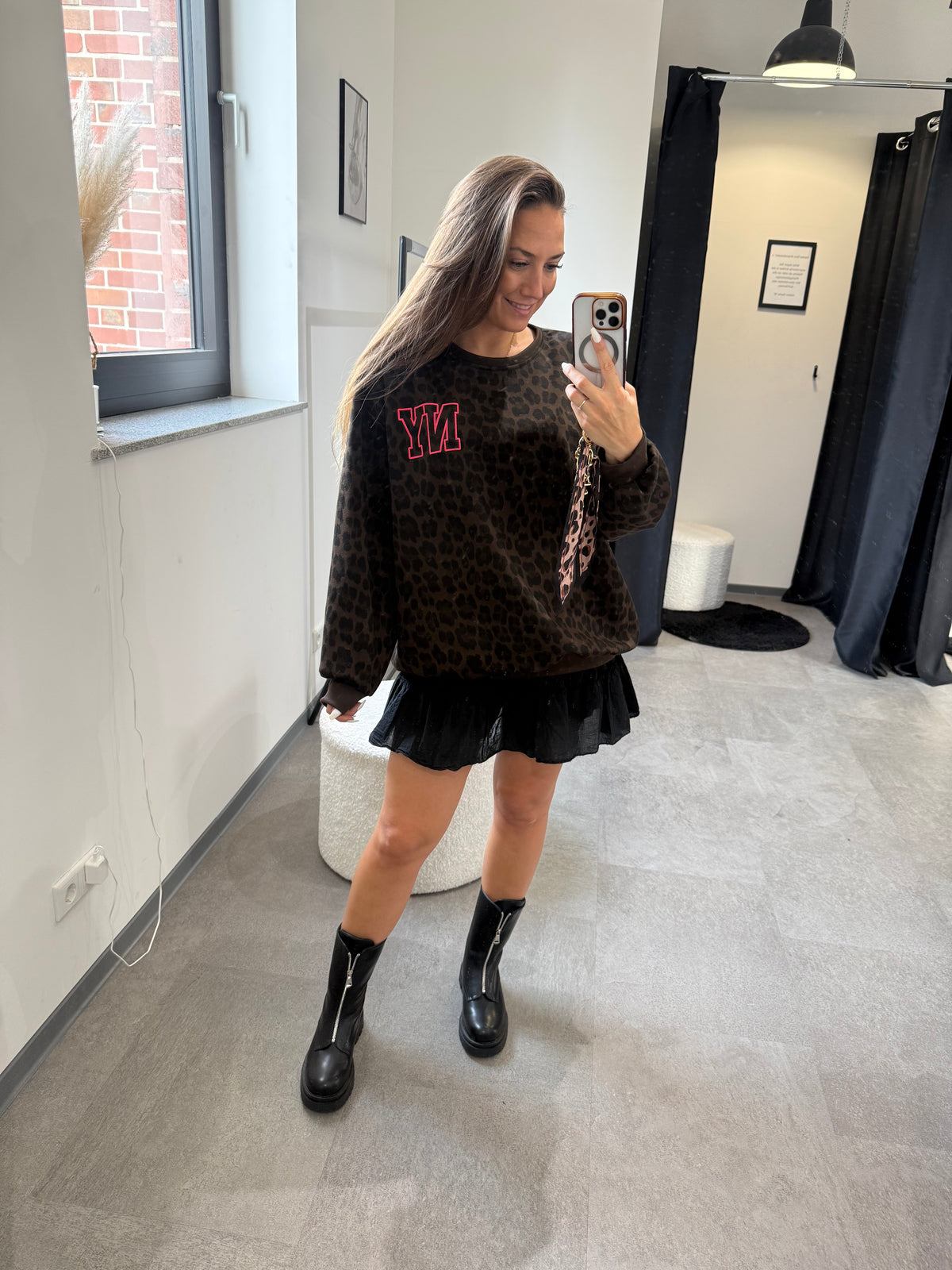 LEO PULLOVER MIT AUFDRUCK -4991-