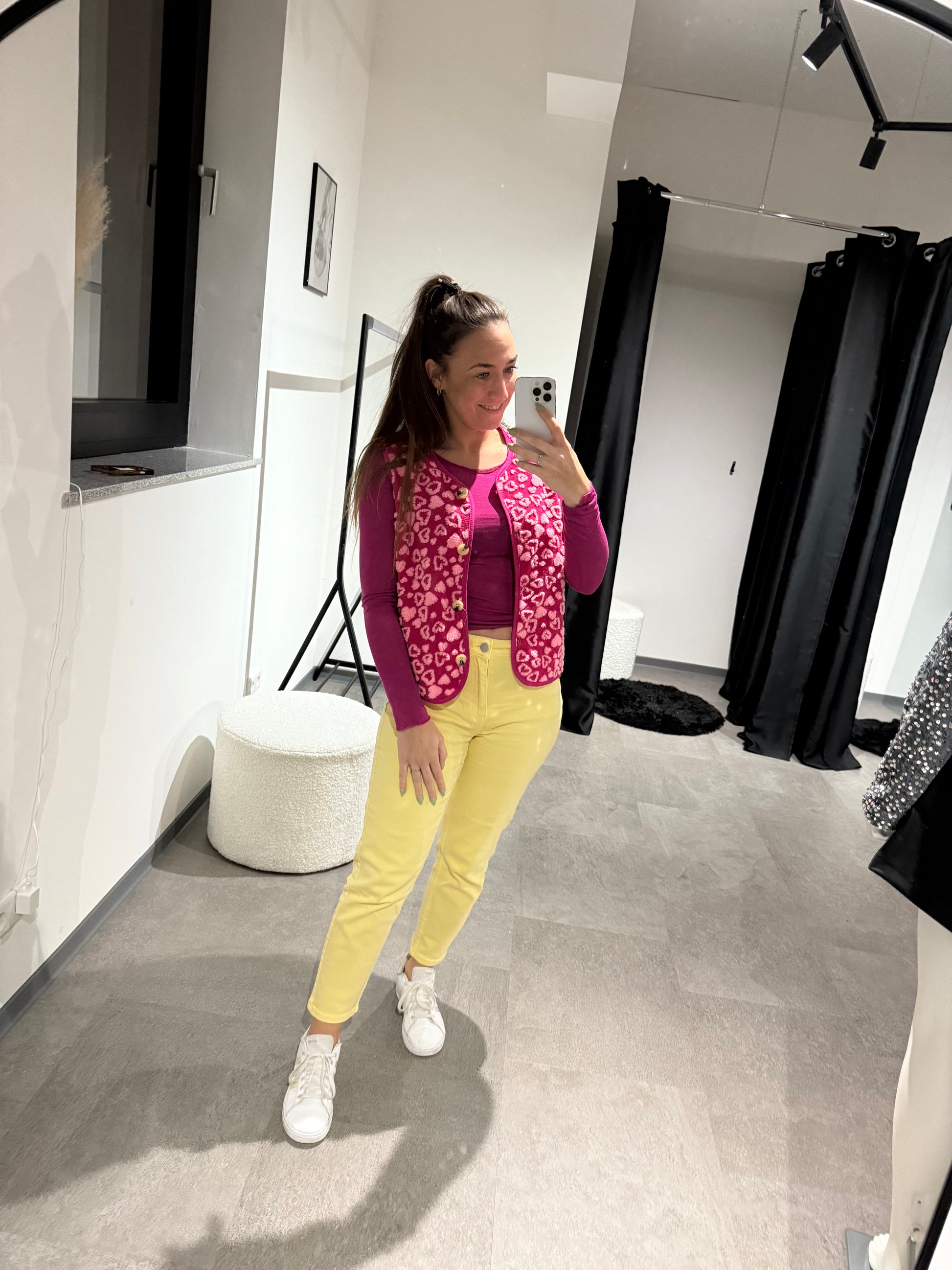 Weste pink herzi -6778- - Sarahs Modeboutique