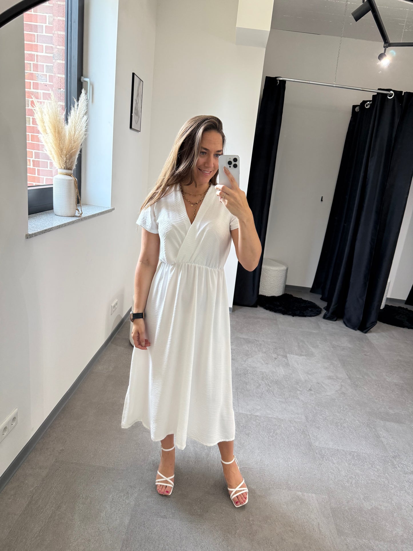 Kleid -3915- weiß