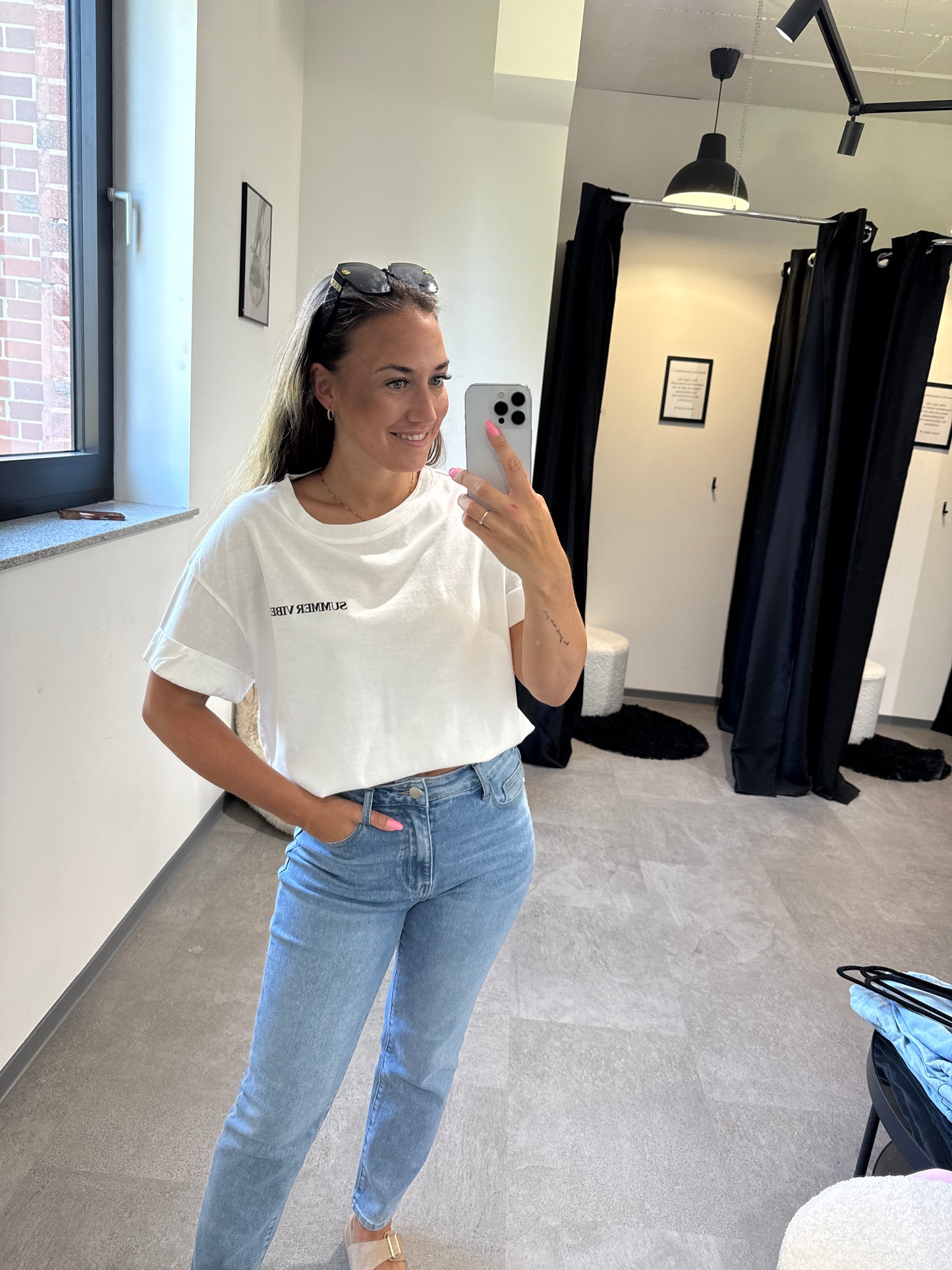 Tshirt Summer Vibes -4214- - Sarahs Modeboutique