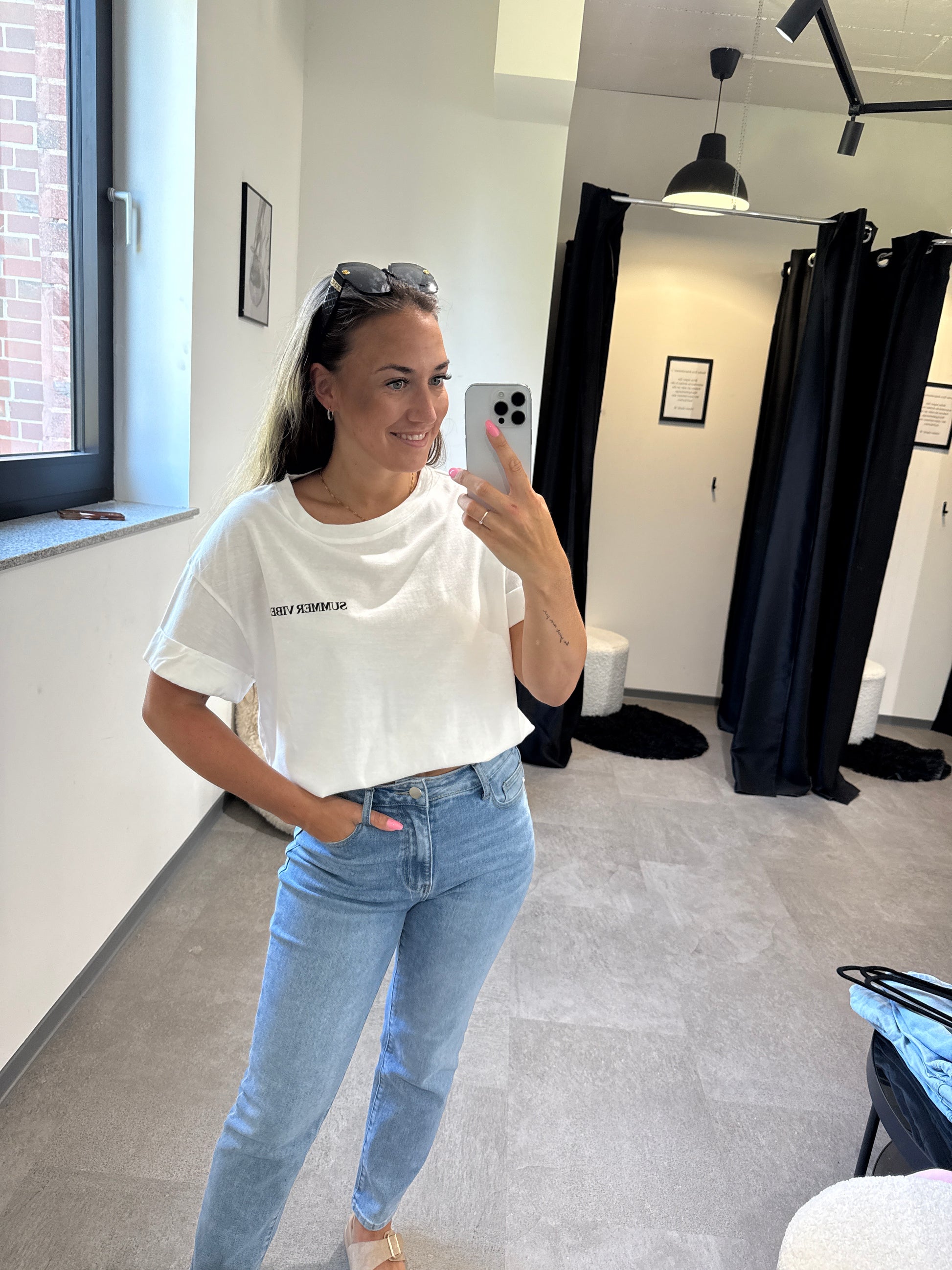 Tshirt Summer Vibes -4214- - Sarahs Modeboutique