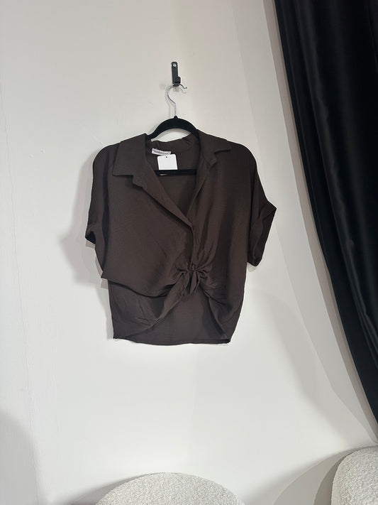 Bluse -919- dunkelbraun
