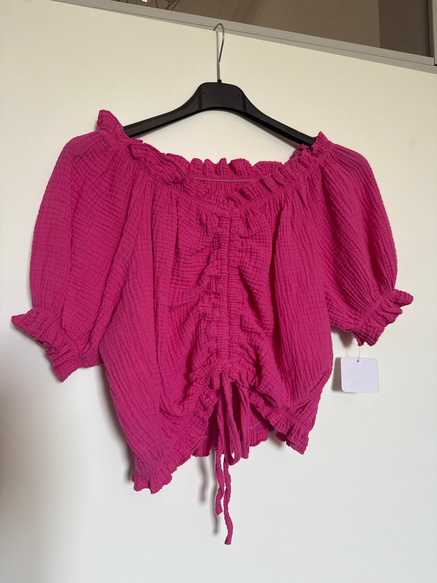 MUSSELINBLUSE -3338- PINK
