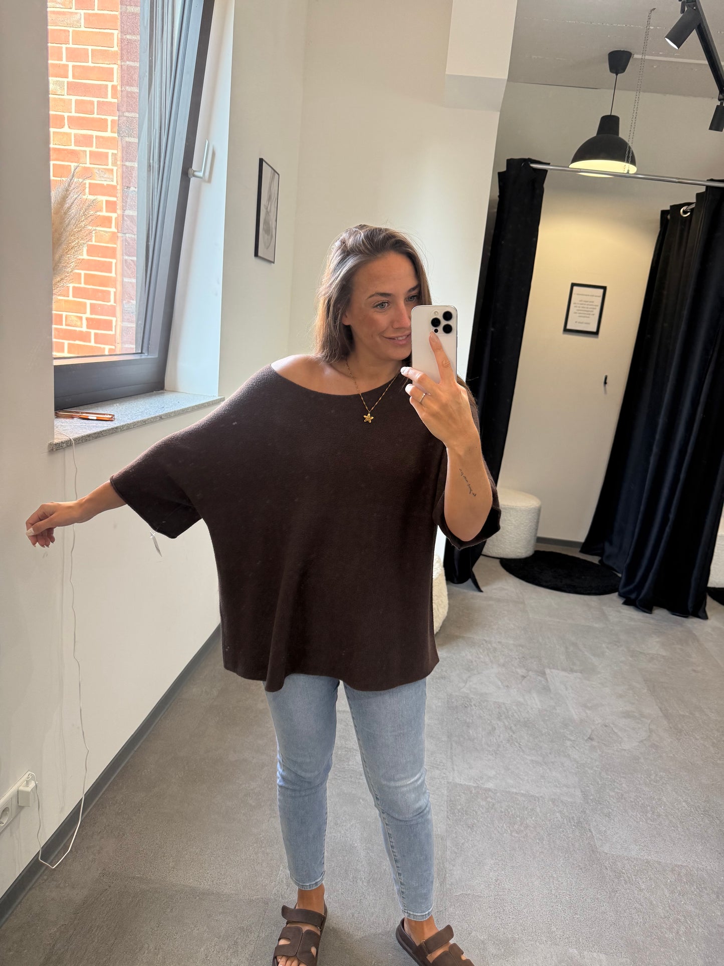 OVERZISE PULLI -4778- BRAUN