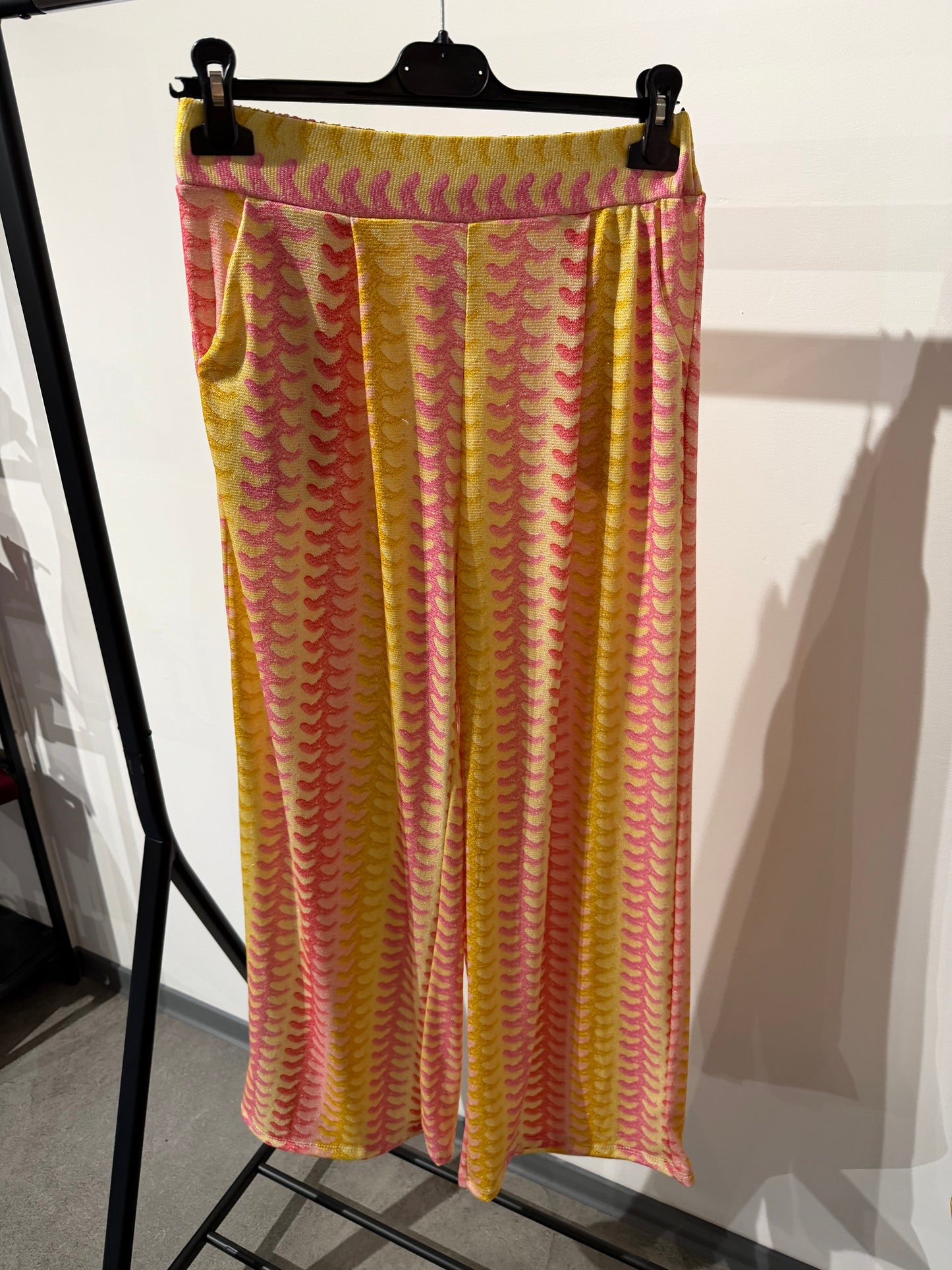 Hose -1376- Pink/gelb - Sarahs Modeboutique