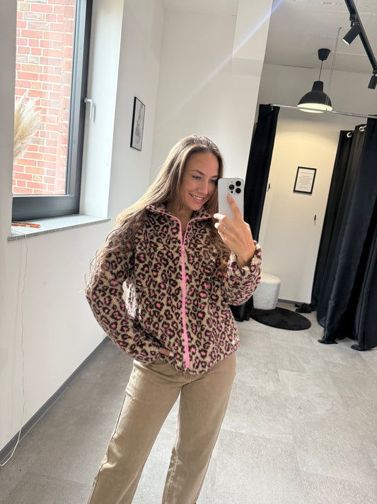 TEDDYJACKE -6556- PINK - Sarahs Modeboutique
