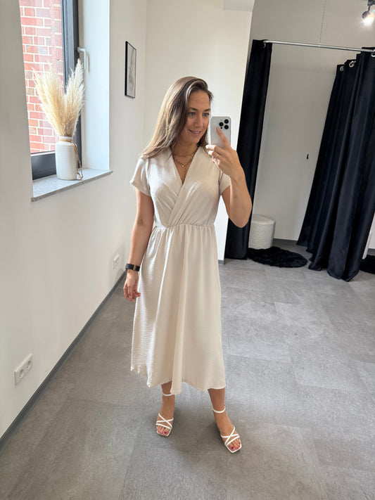 Kleid -3915- beige - Sarahs Modeboutique