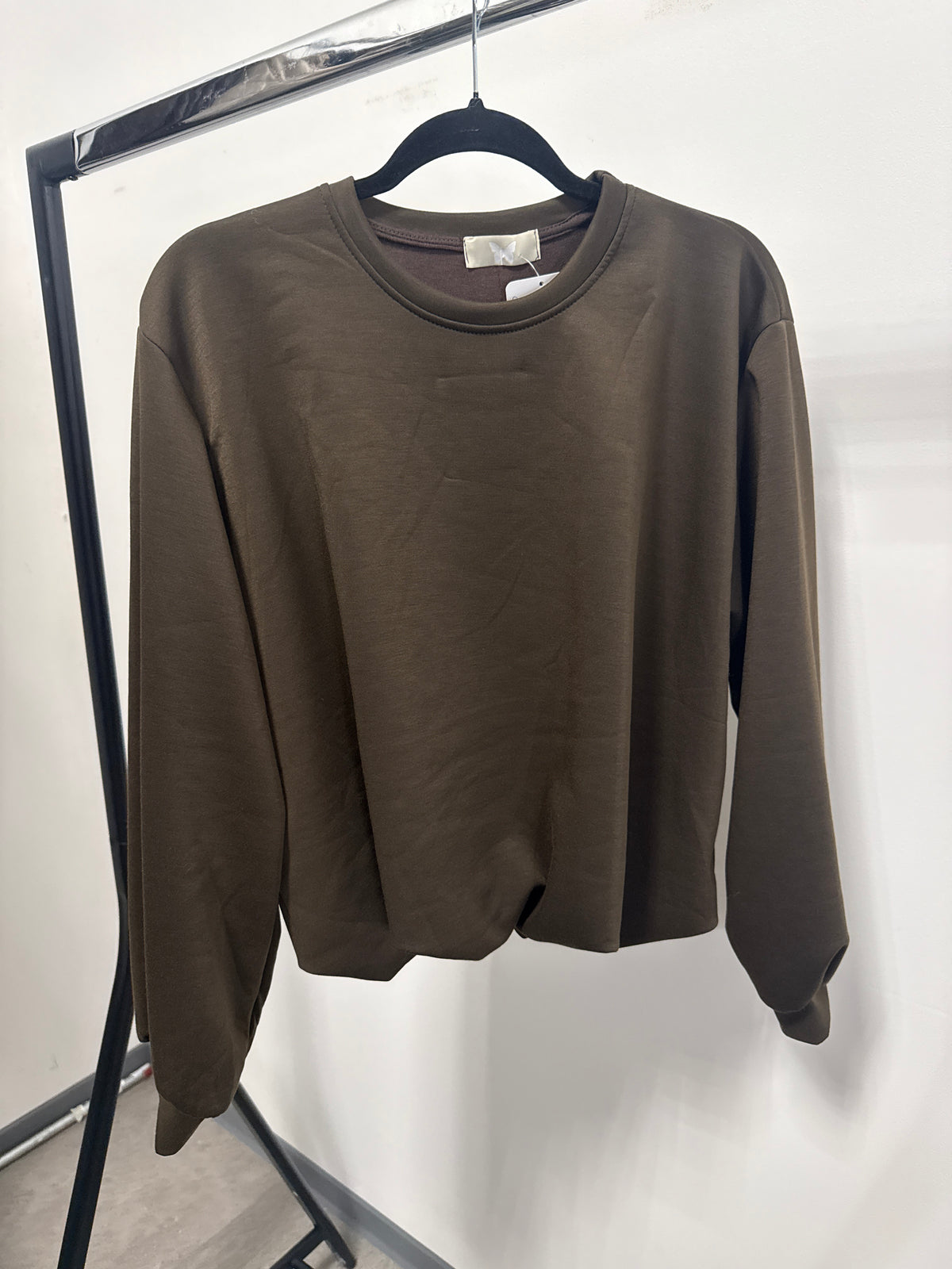 SOFT PULLOVER GERAFFT -9012- BRAUN - Sarahs Modeboutique