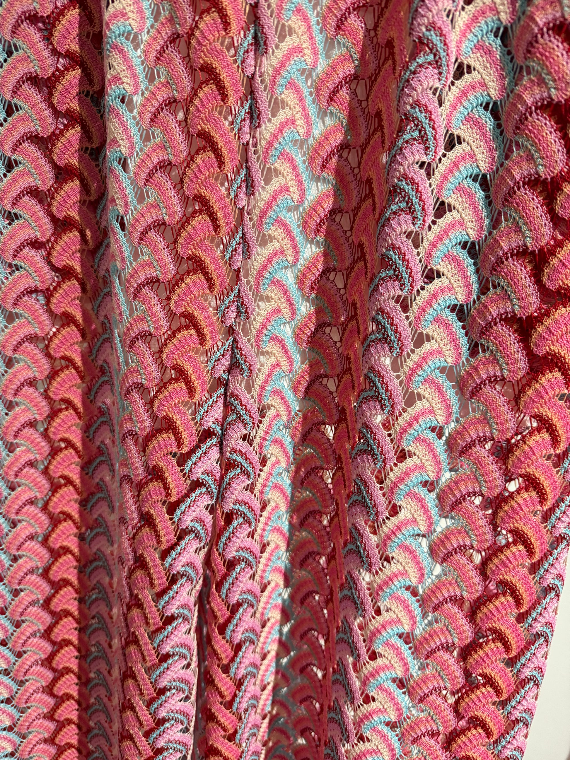 HOSE MIT WUNDERSCHÖNEM MUSTER -1475- ROSA - Sarahs Modeboutique
