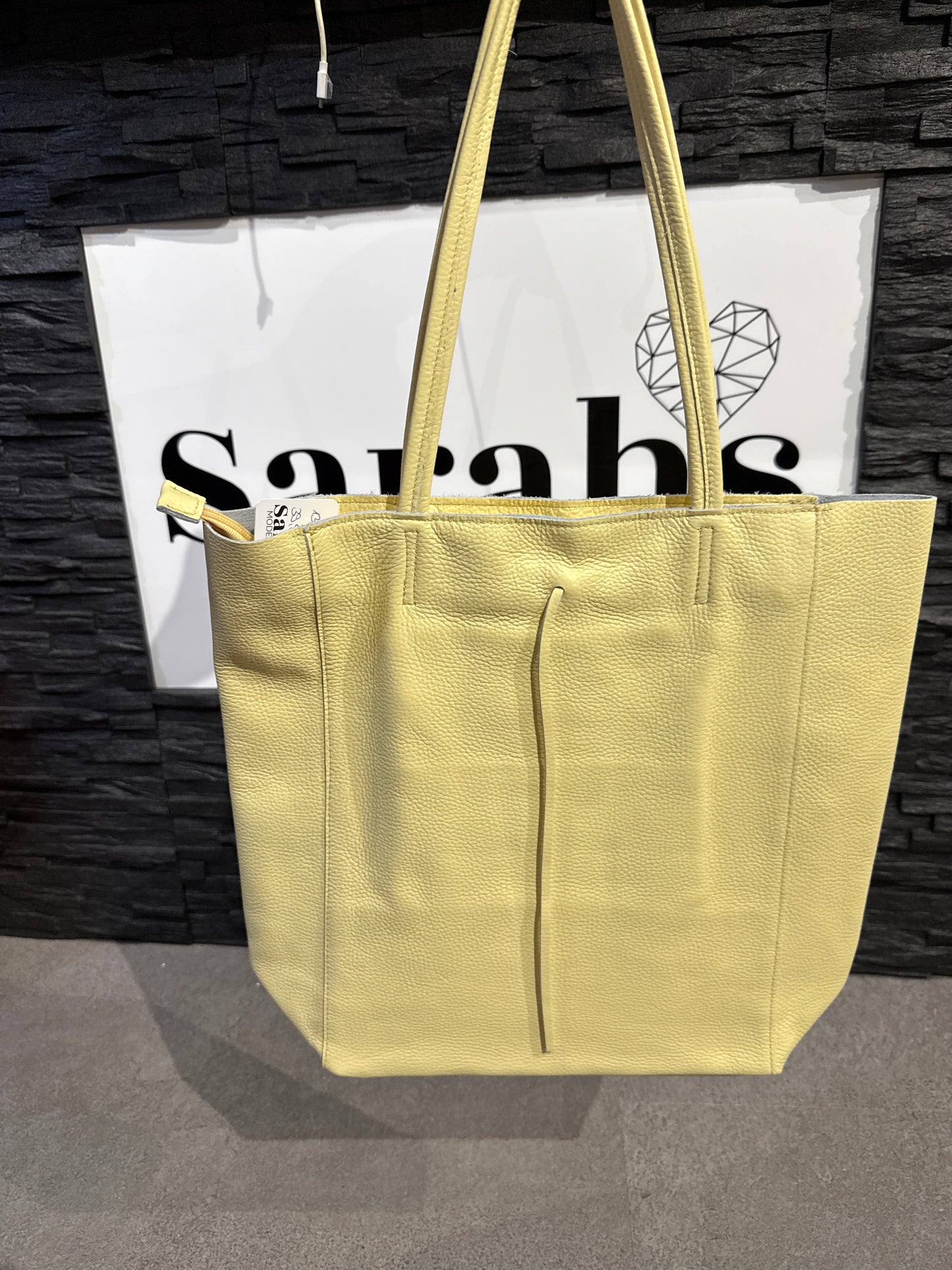SHOPPER MIT REISSVERSCHLUSS -1333- GELB