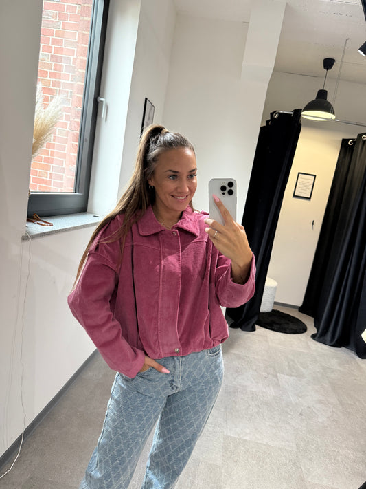 CORD JACKE -6788- PINK