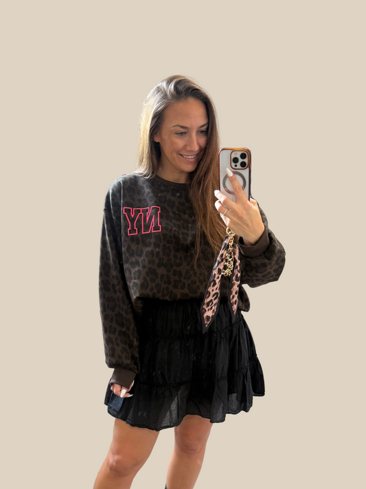LEO PULLOVER MIT AUFDRUCK -4991- - Sarahs Modeboutique