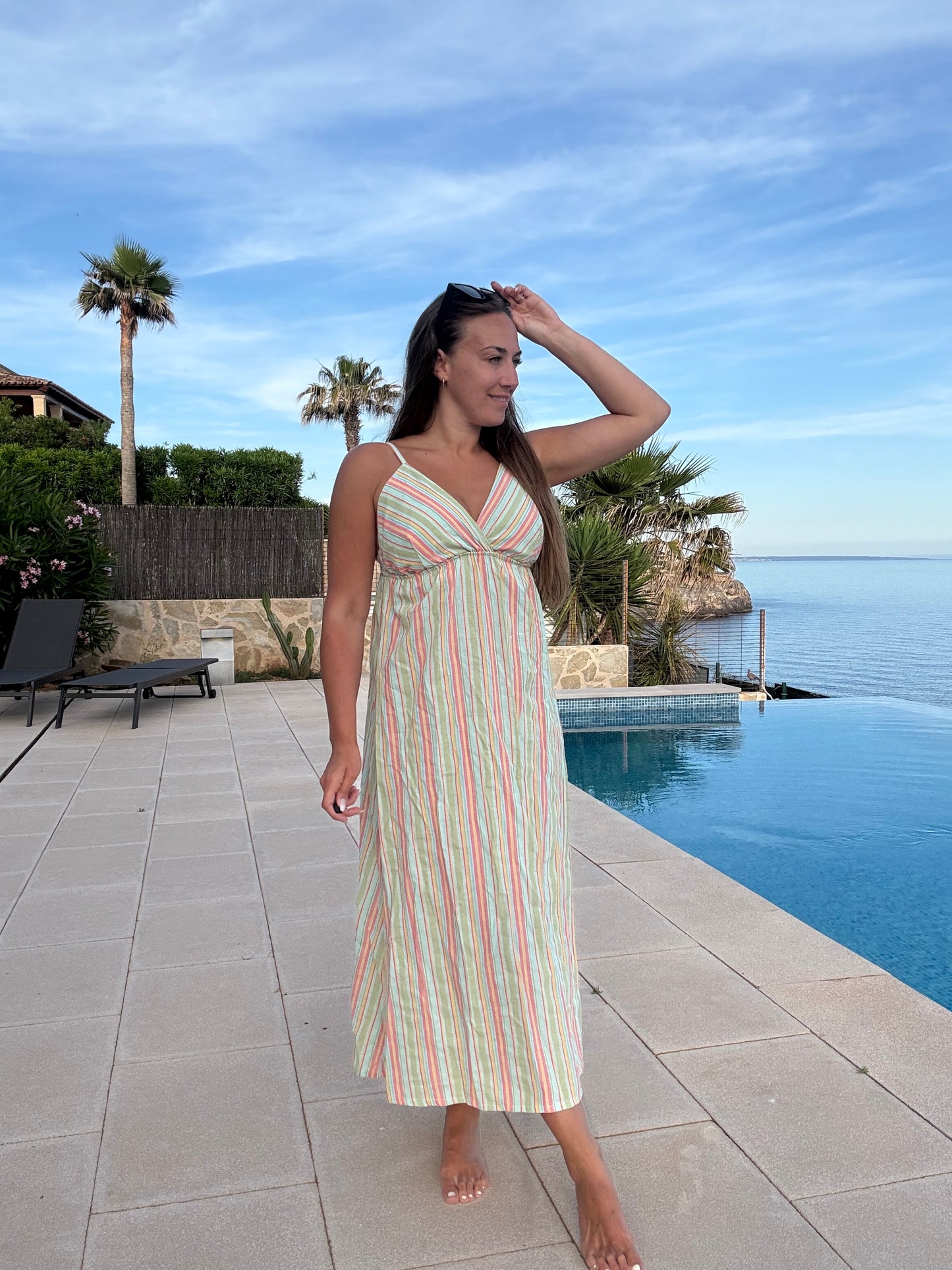 STREIFENKLEID -2225- MINT