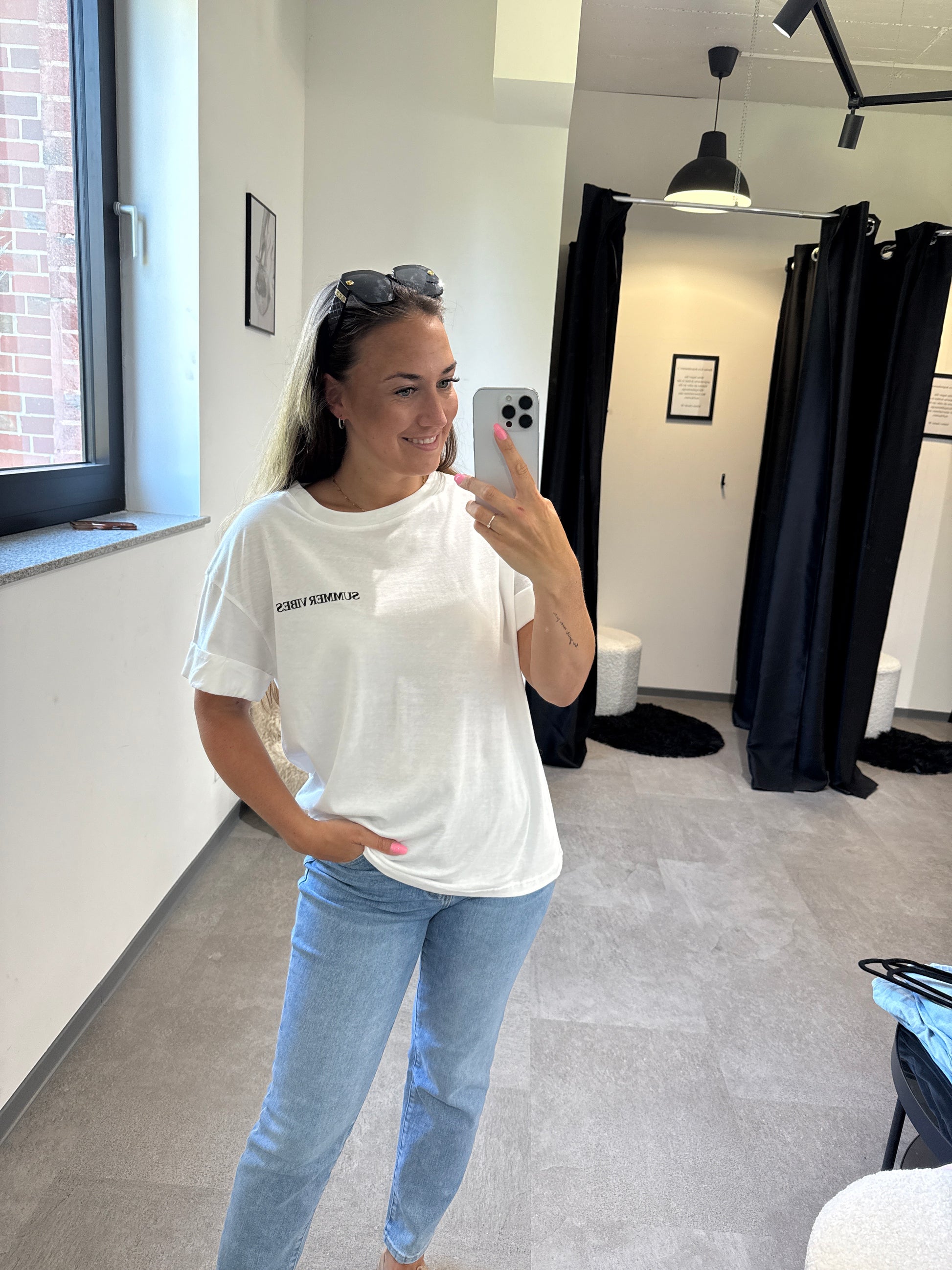 Tshirt Summer Vibes -4214- - Sarahs Modeboutique