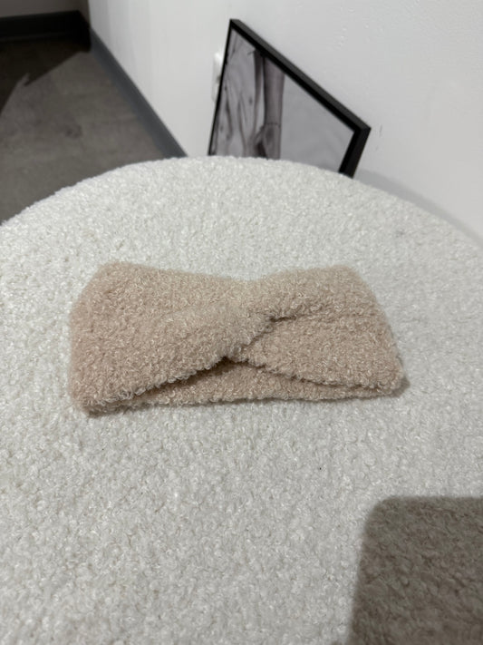 Stirnband -7546- hellbeige