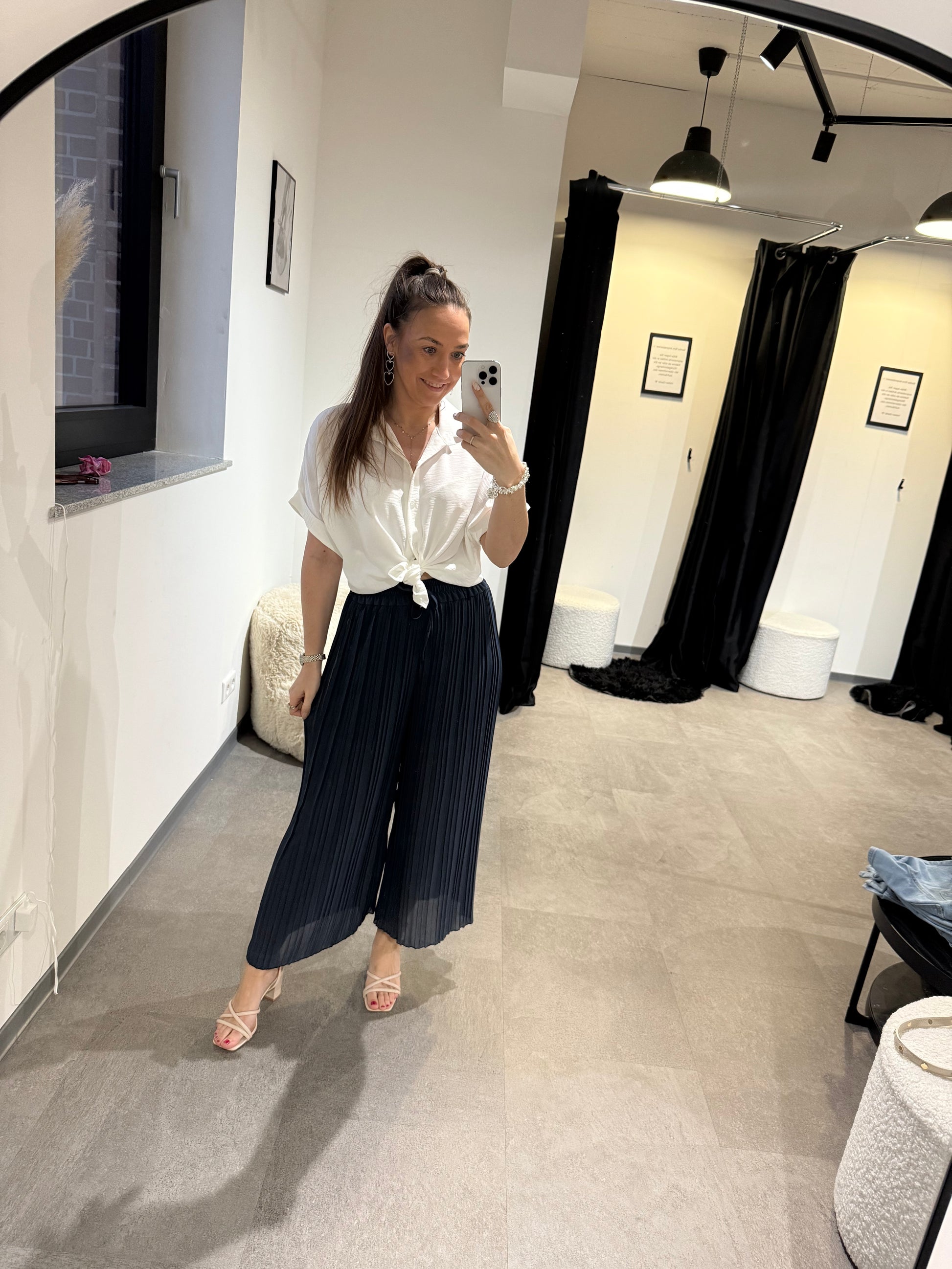 Flatterhose -042- dunkelblau - Sarahs Modeboutique