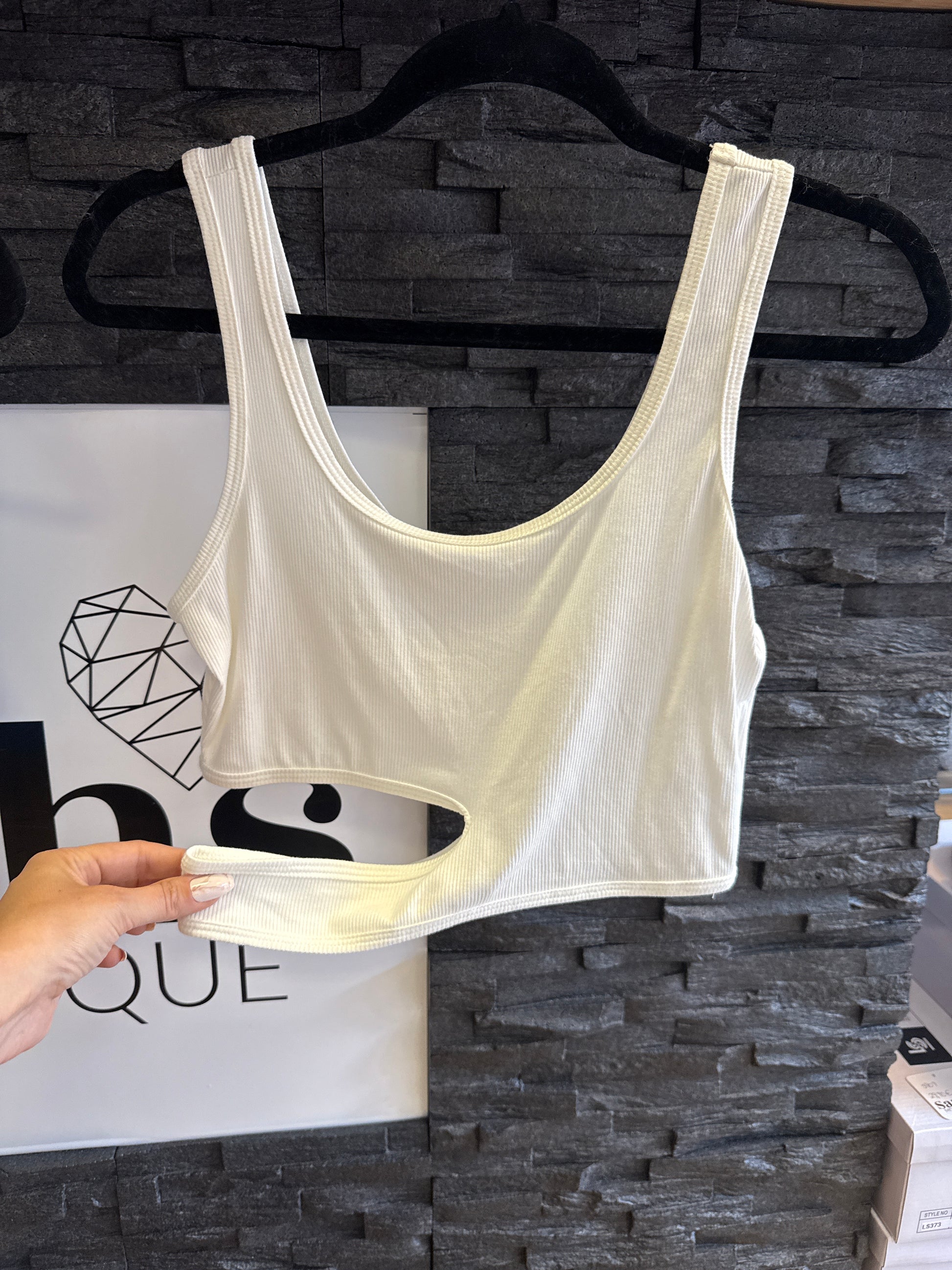 Top -1000- weiß - Sarahs Modeboutique