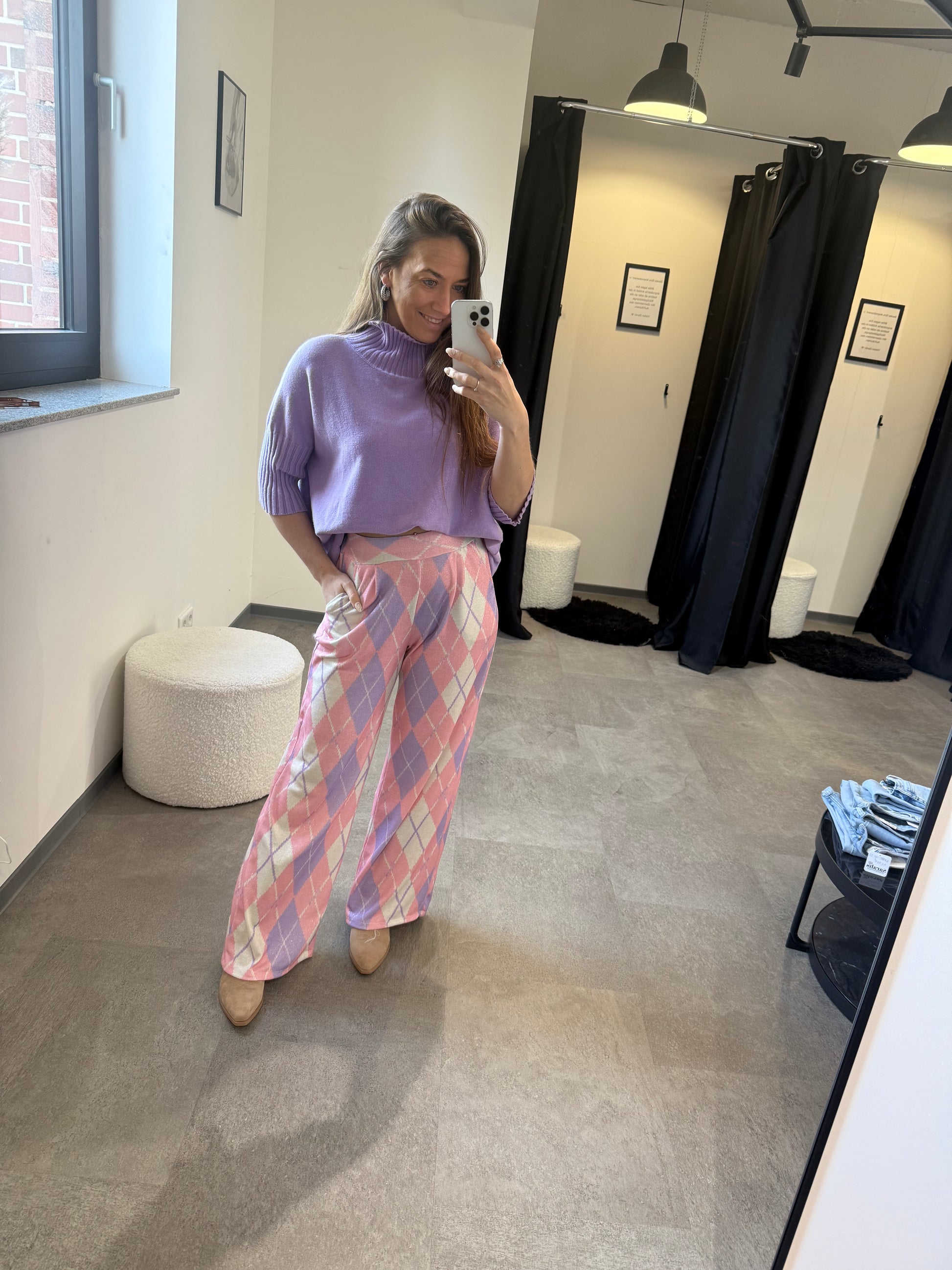Shirt -1599- flieder - Sarahs Modeboutique