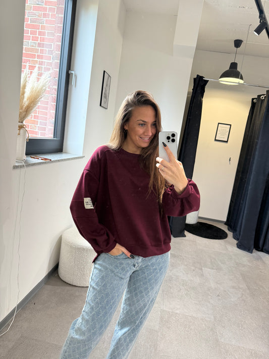 PULLOVER SUPER SOFT -9007- BORDEAUX