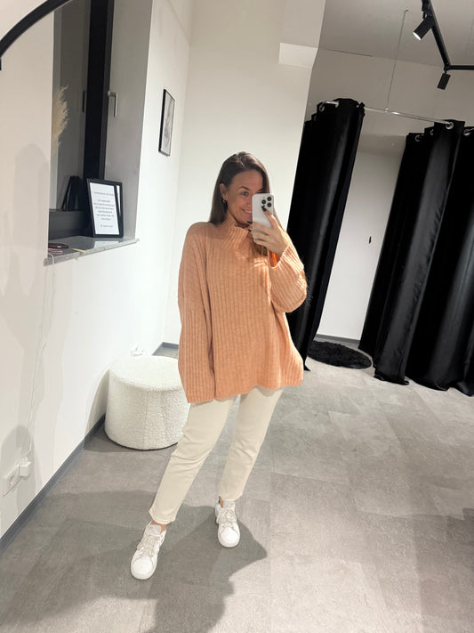 GERIPPTER STRICKPULLOVER -4329- APRICO - Sarahs Modeboutique