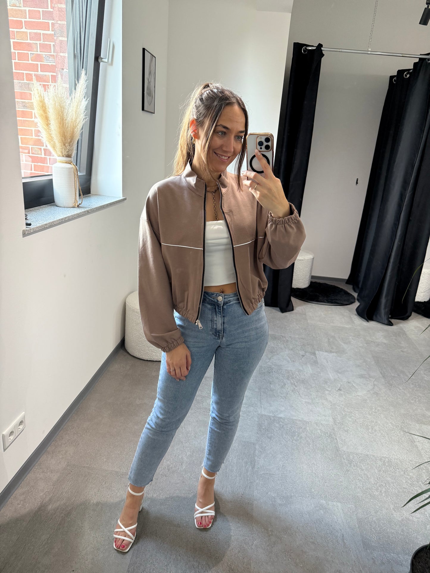 Jacke -8095- Braun
