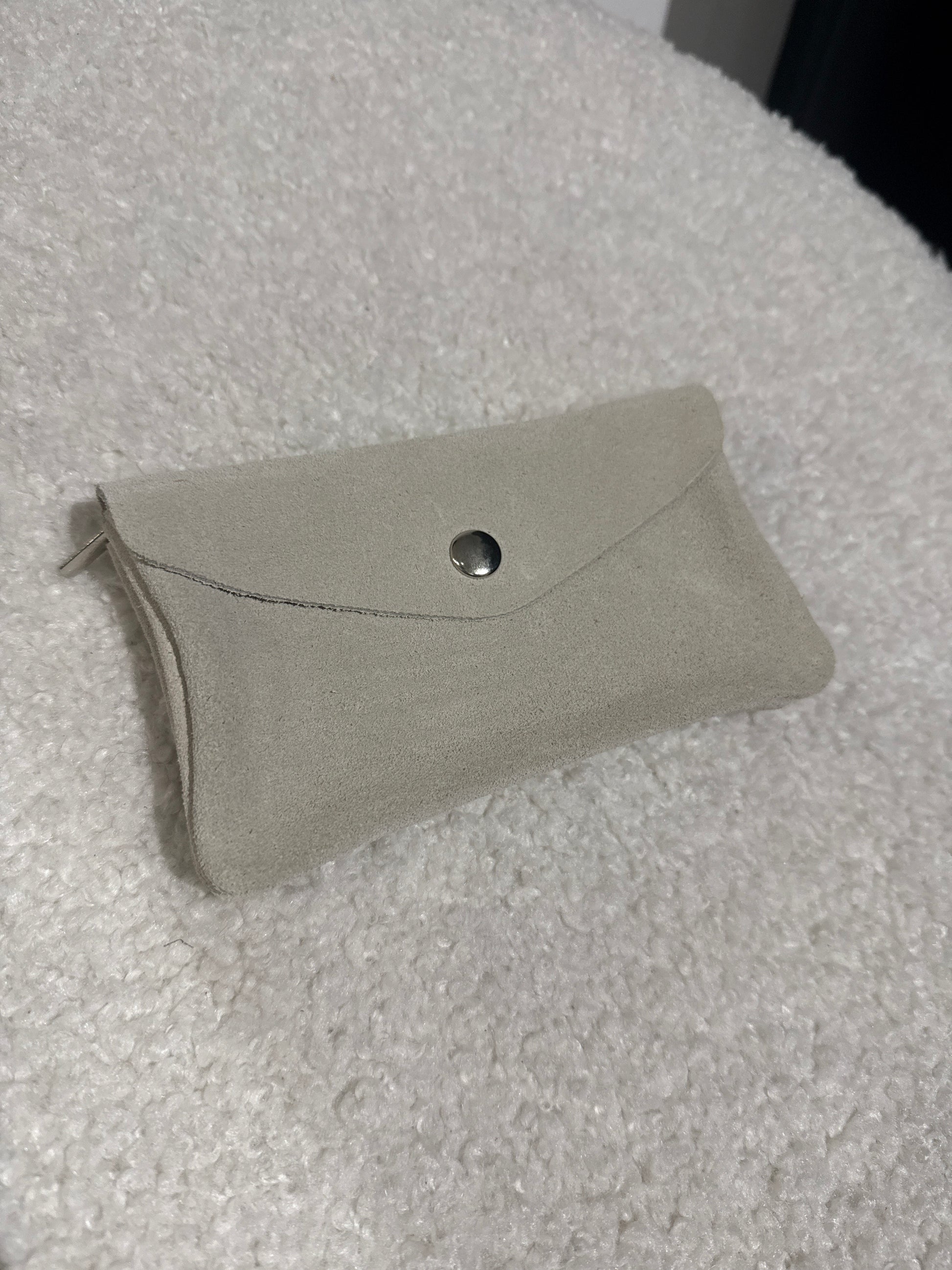 Portmonee Wildleder Creme Gr. - Sarahs Modeboutique