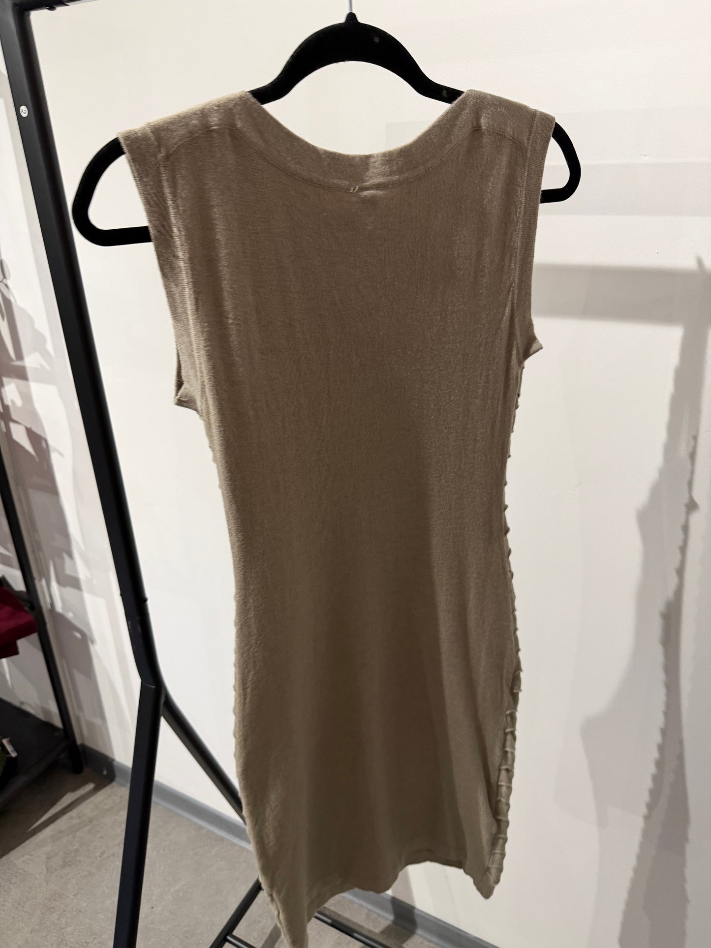 Kleid -1368- taupe - Sarahs Modeboutique