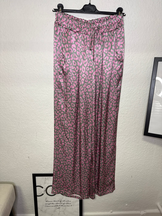 Hose -4731- rosa/khaki - Sarahs Modeboutique