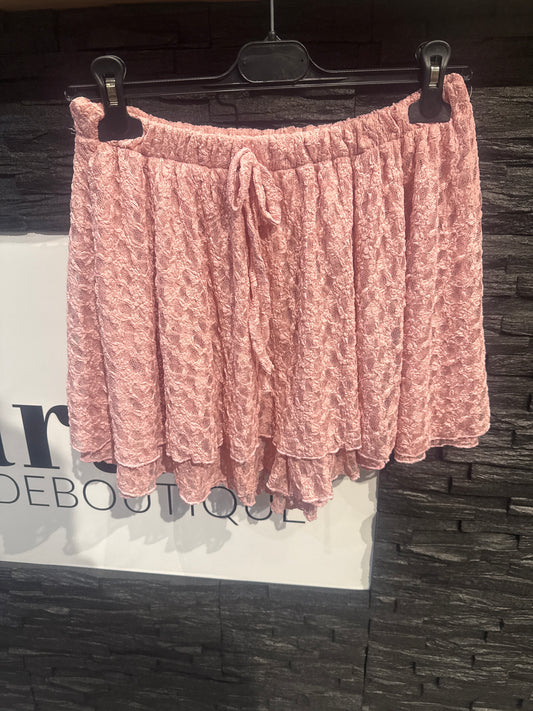 HOSENROCK AUS SPITZE rosa -6892- - Sarahs Modeboutique