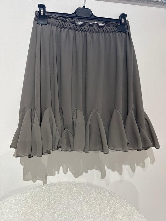 Rock Volant -9511- taupe/grau