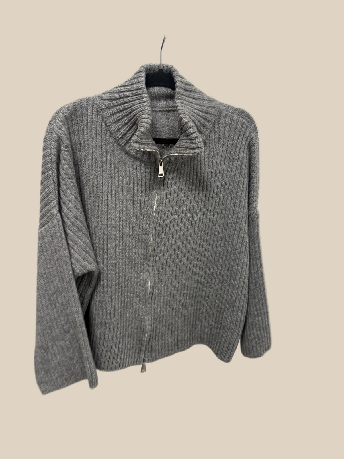 ZIPPER -8847-  GRAU
