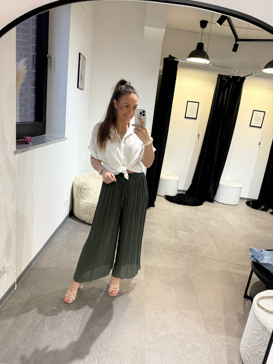 Flatterhose -042- dunkelkhaki - Sarahs Modeboutique