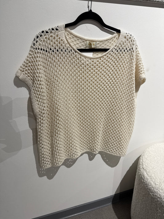 Lochpulli -7650- Creme