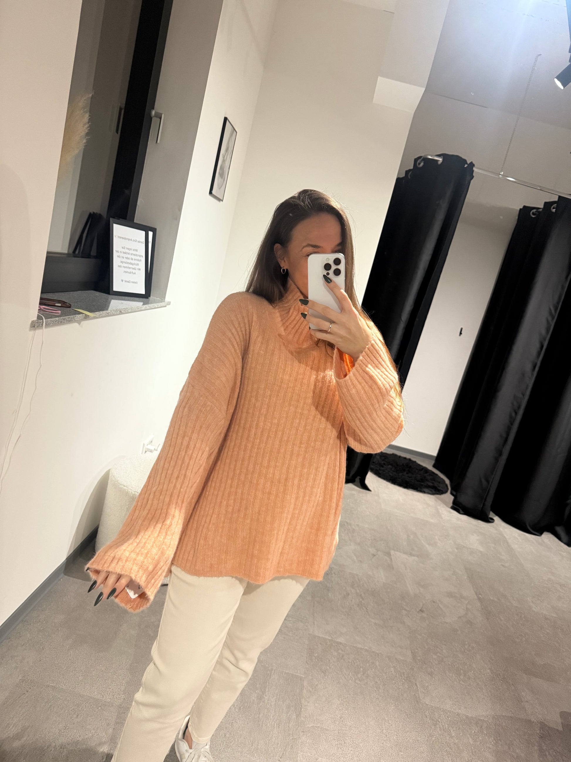 GERIPPTER STRICKPULLOVER -4329- APRICO - Sarahs Modeboutique