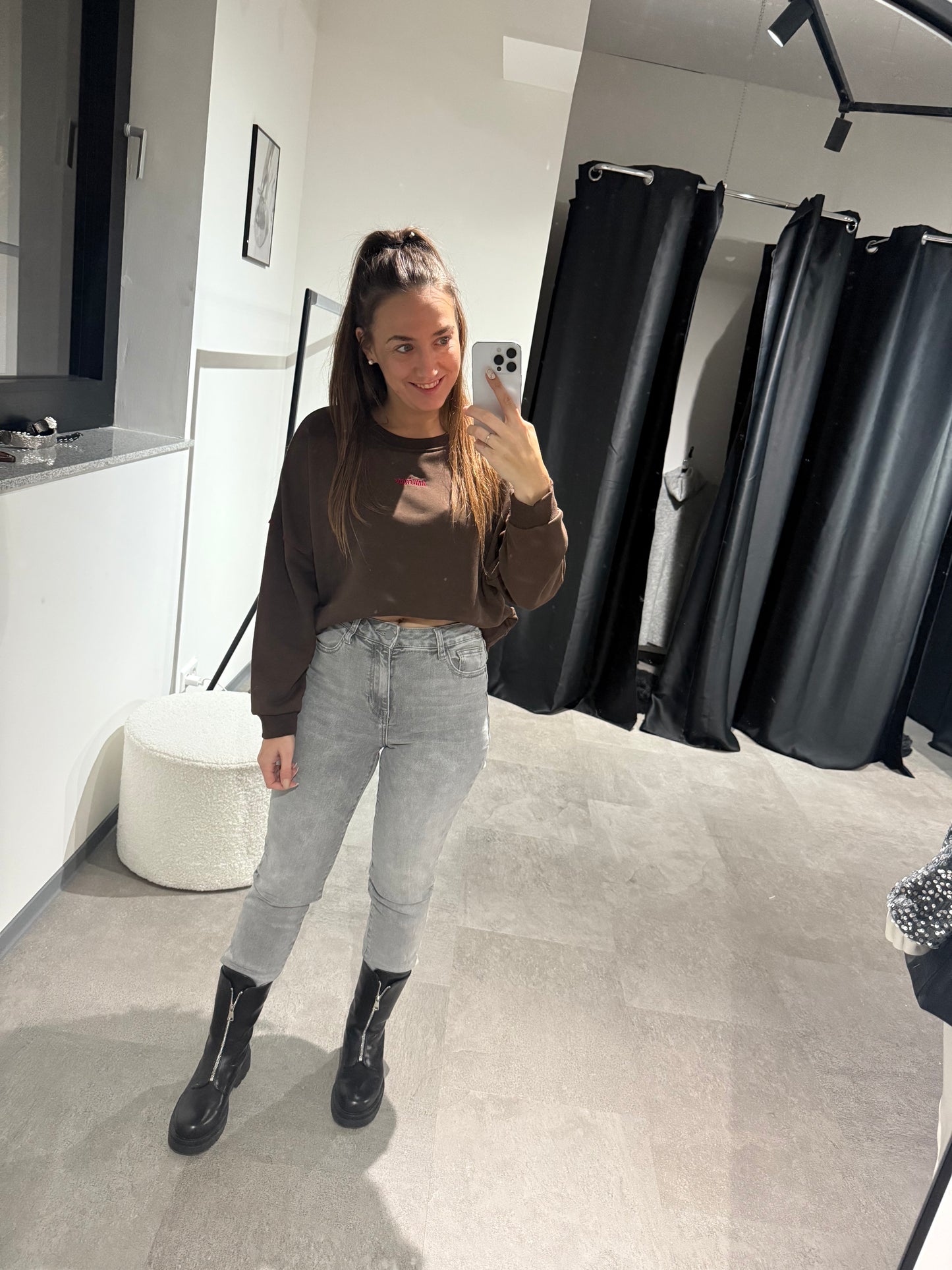 Pulli -3457- athletique braun - Sarahs Modeboutique