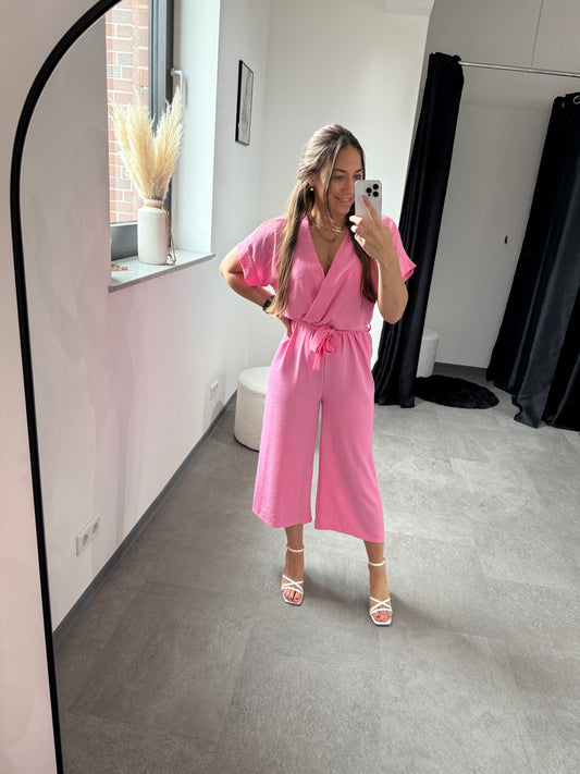Jumpsuit -1910- knallrosa