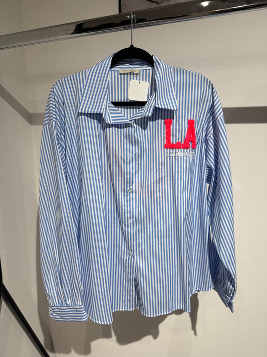 Bluse LA -6680- blau