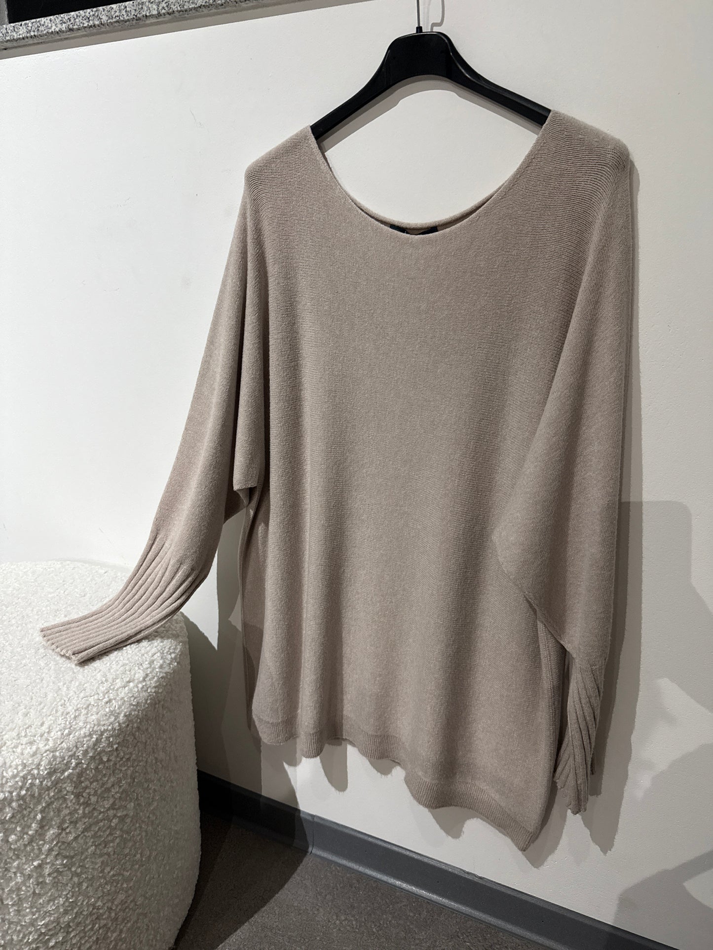 Pulli overzise -7551- beige