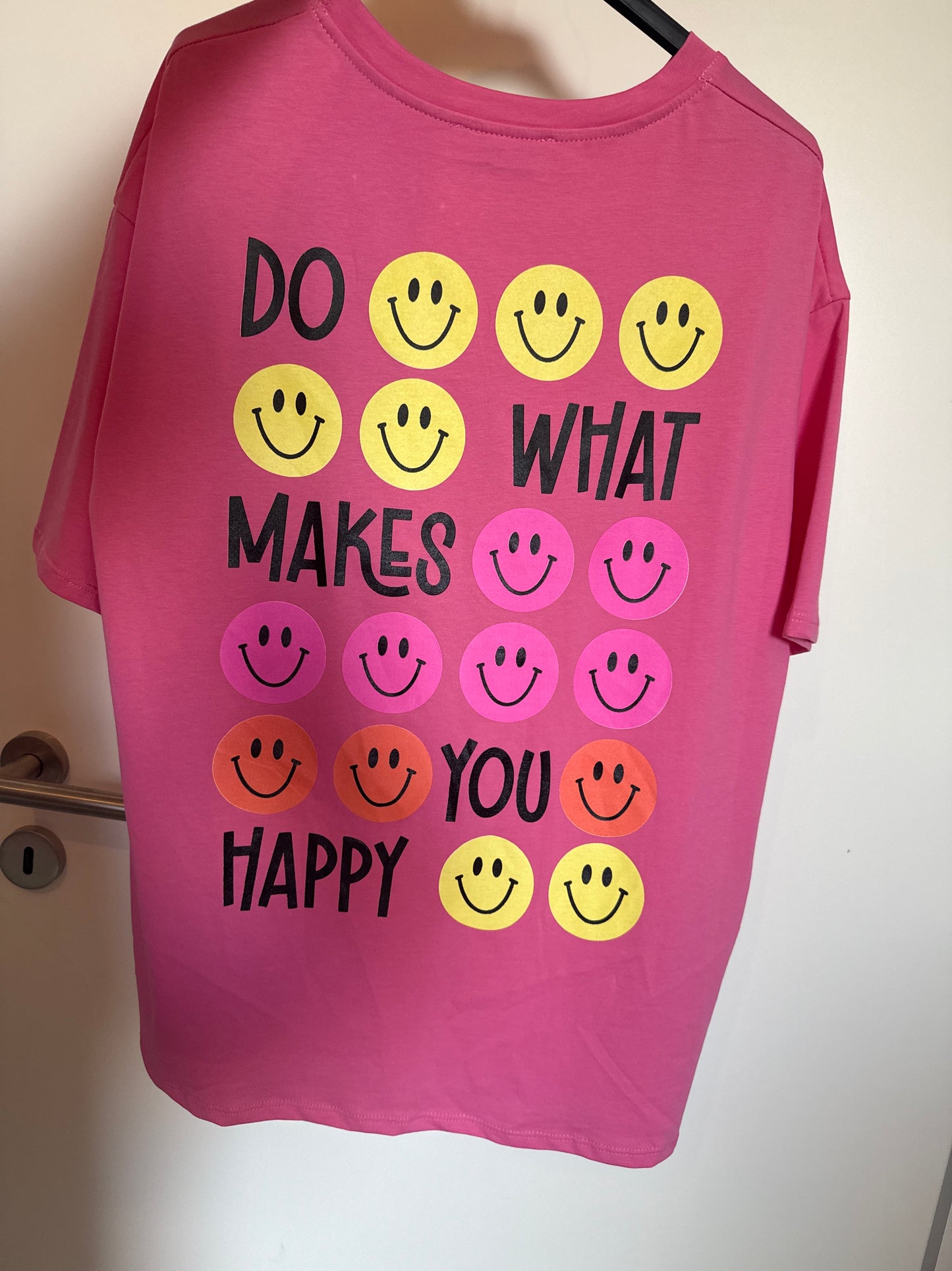 SHIRT SMILEY -4566- PINK